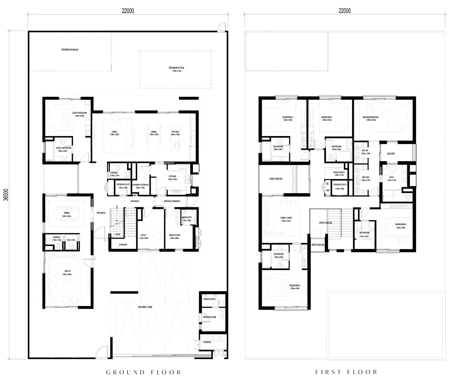6 Bedroom Apartment