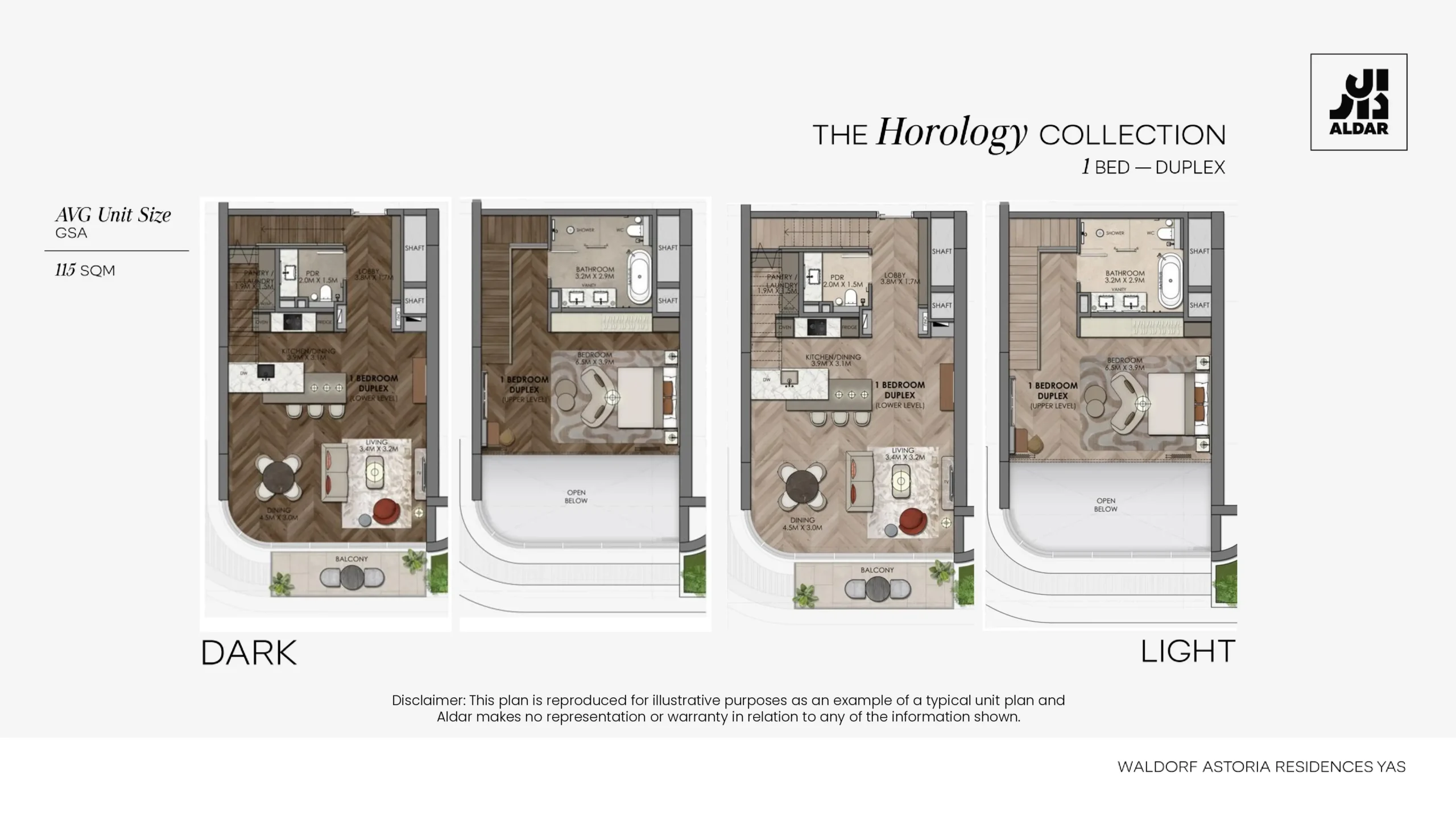 1 Bedroom Duplex