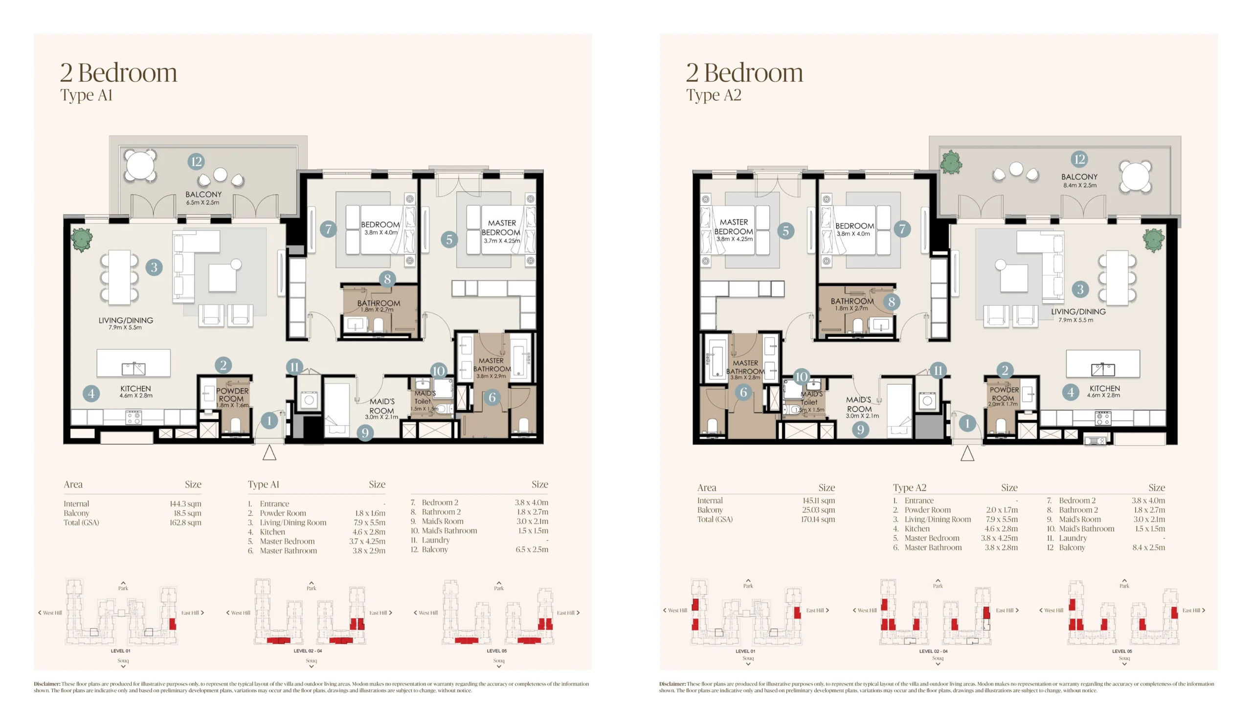 2 Bedroom Type A