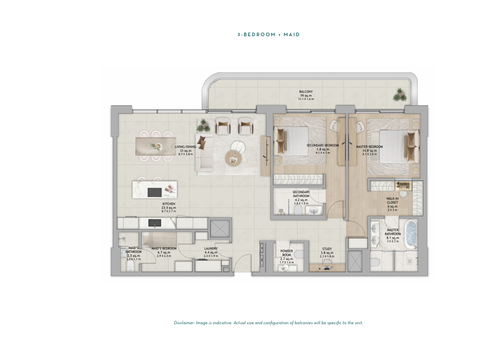 2 Bedroom Apartment - Image 1