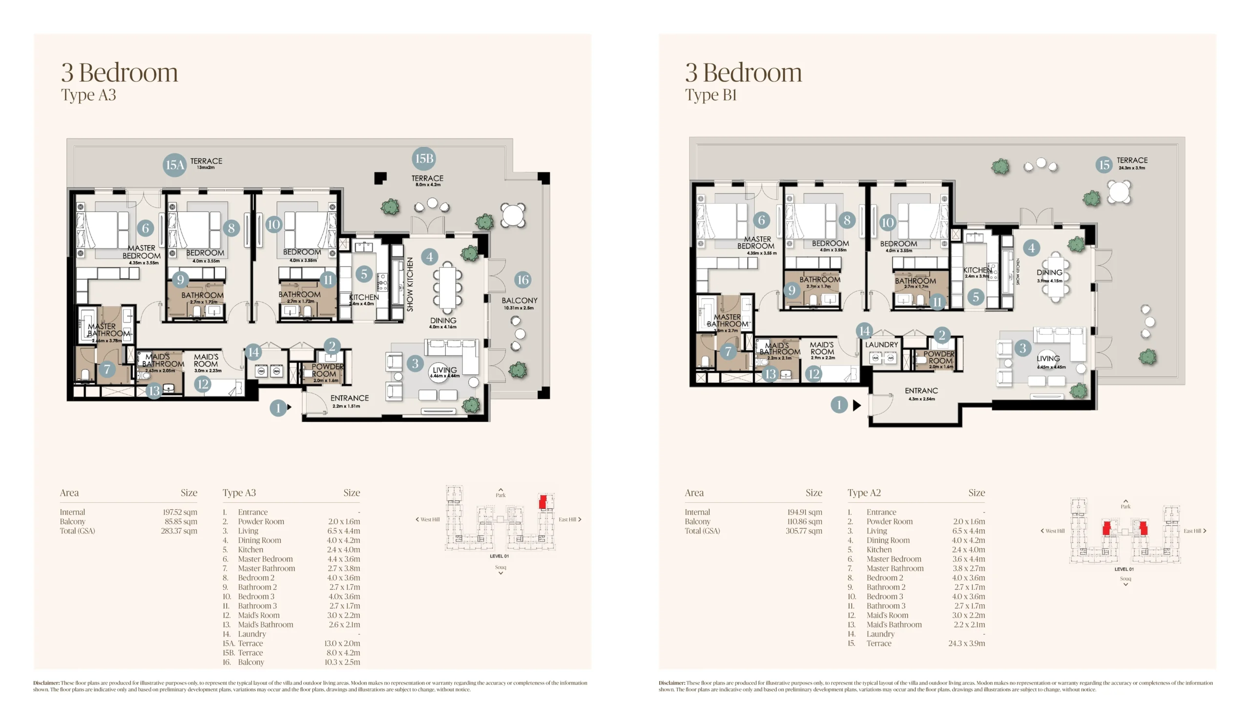 3 Bedroom Type B