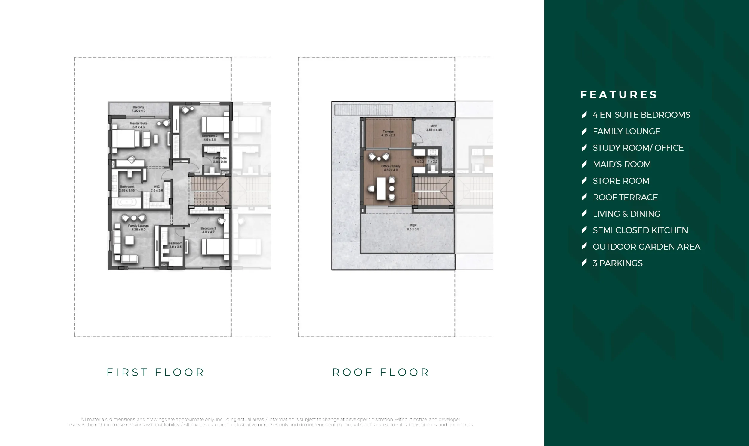 4 Bedroom Twin Villa Type B