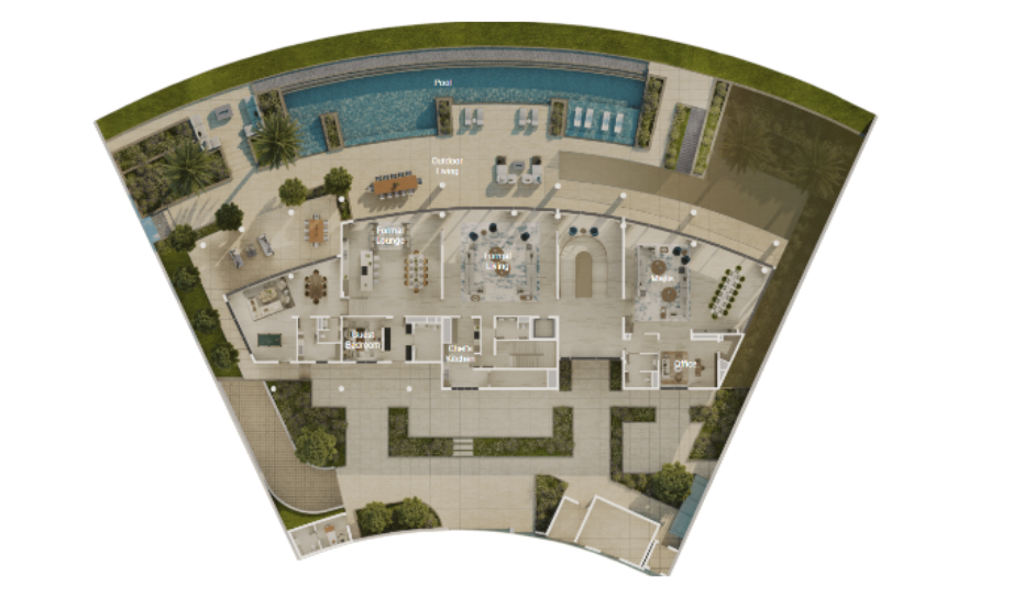 6 Bedroom Ground Floor Plan