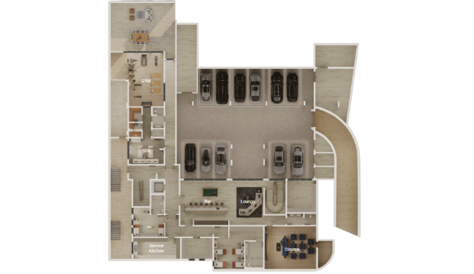 8 Bedroom Basement Floor Plan