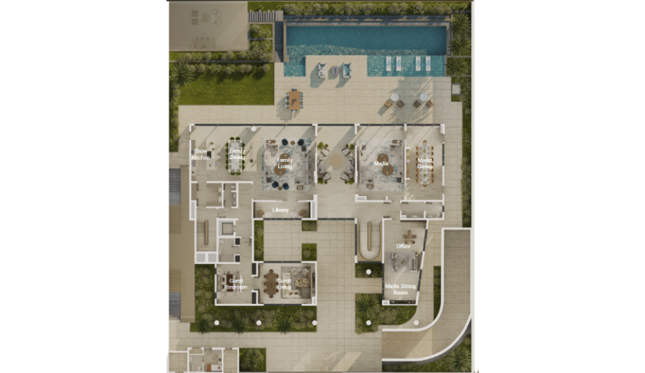 8 Bedroom Ground Floor Plan
