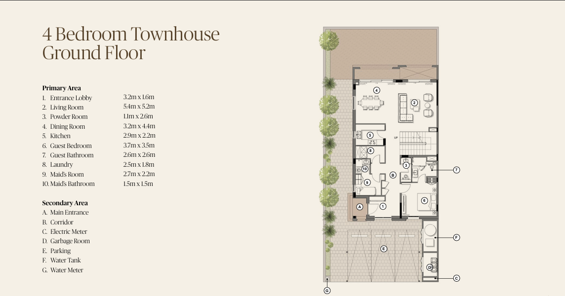 4 Bedroom Ground Floor Plan