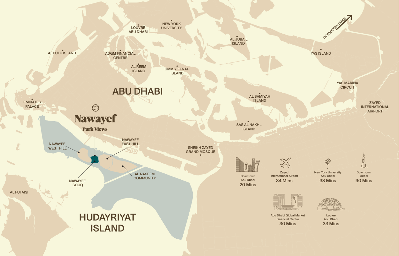 Nawayef Park Views Map