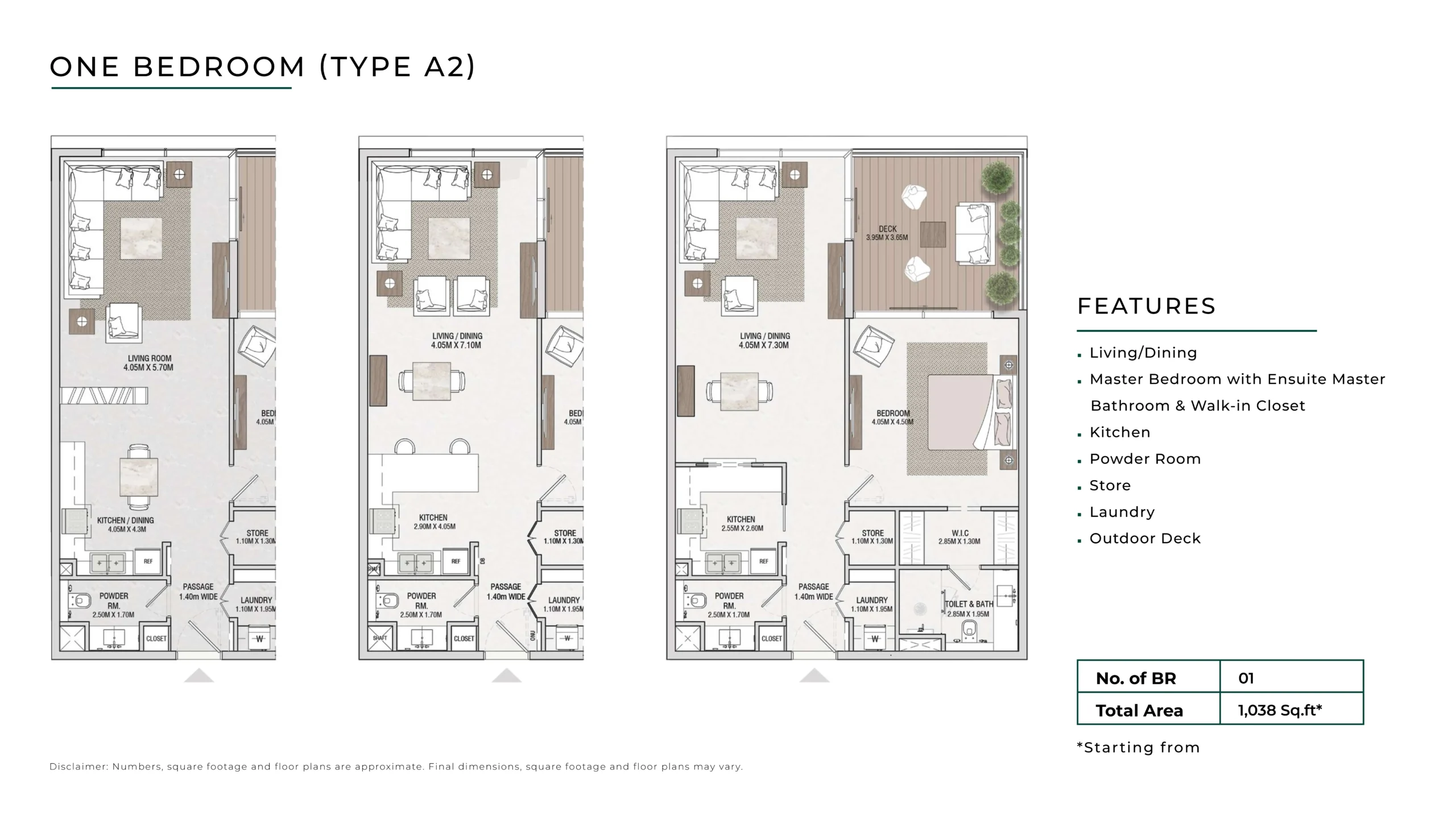 1 Bedroom Apartment - Image 1