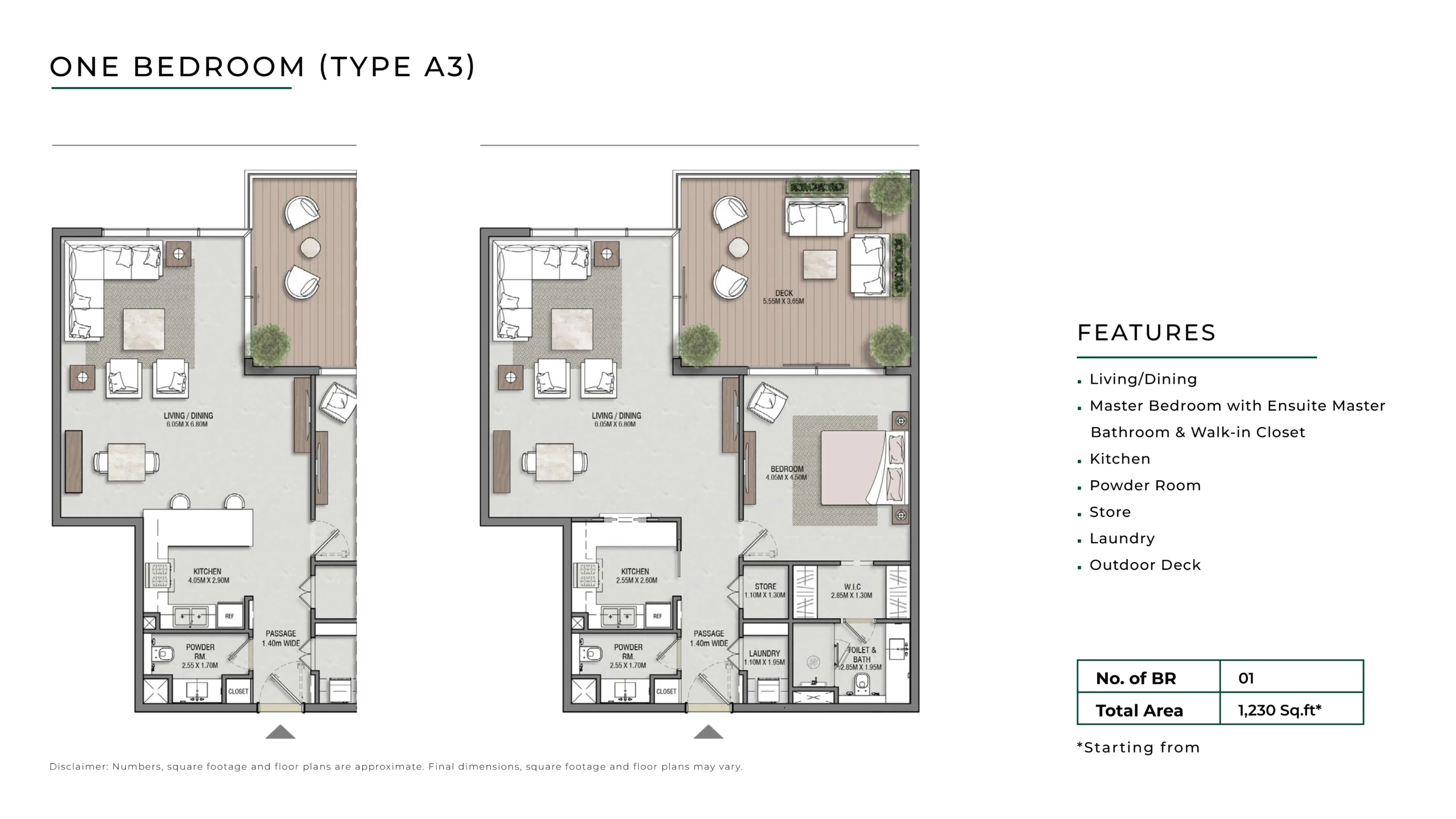 1 Bedroom Apartment - Image 2