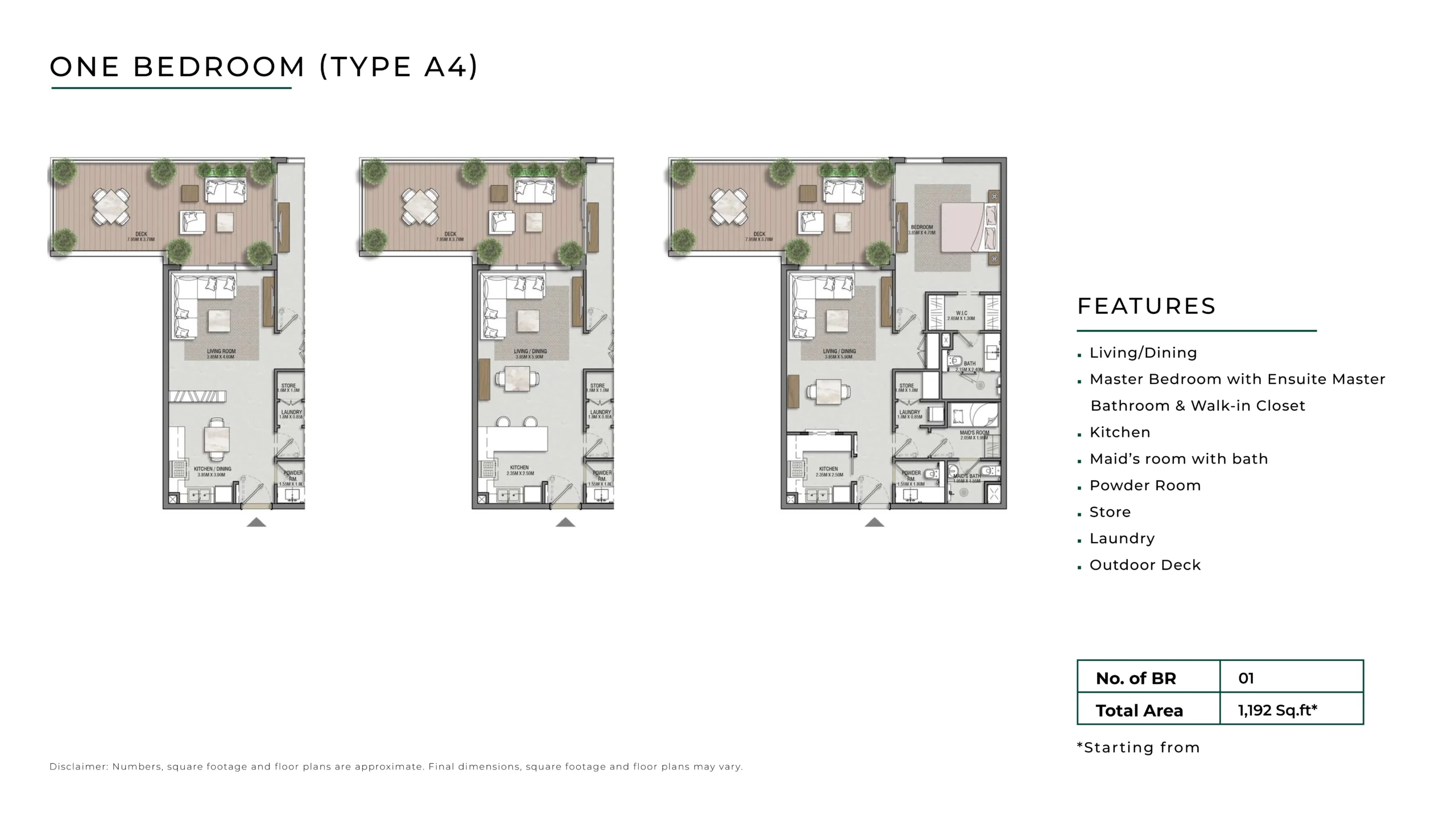 1 Bedroom Apartment - Image 3