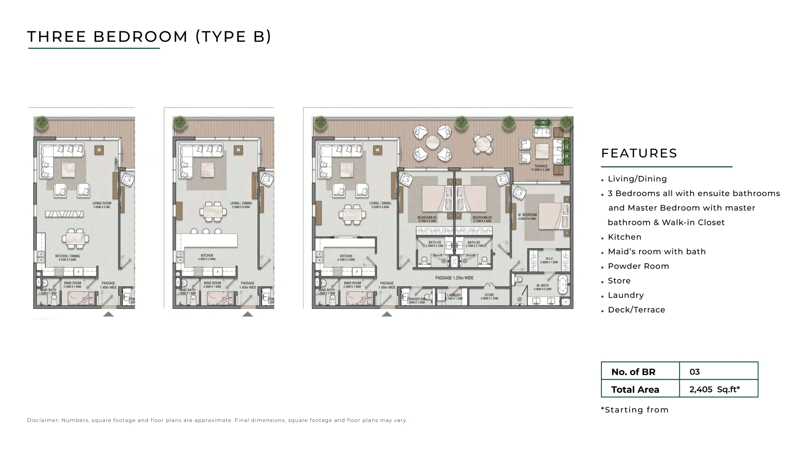 3 Bedroom Apartment - Image 2