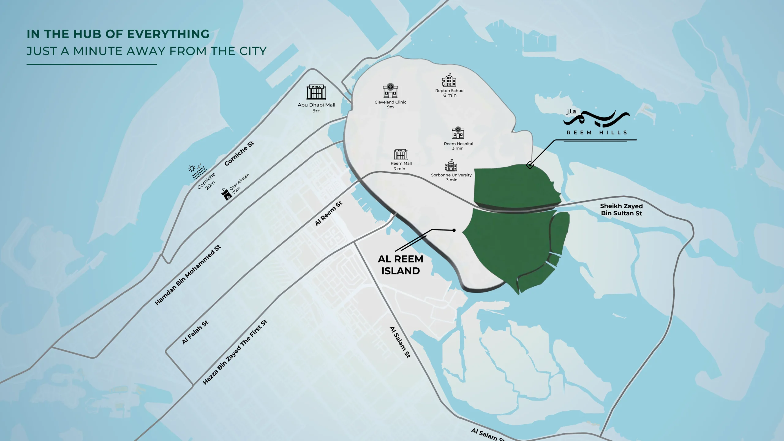 Saadiyat Island Location Map