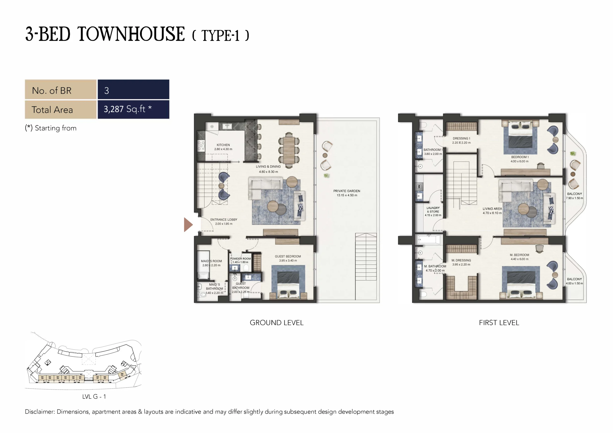 3 Bedroom Townhouse - Image 1