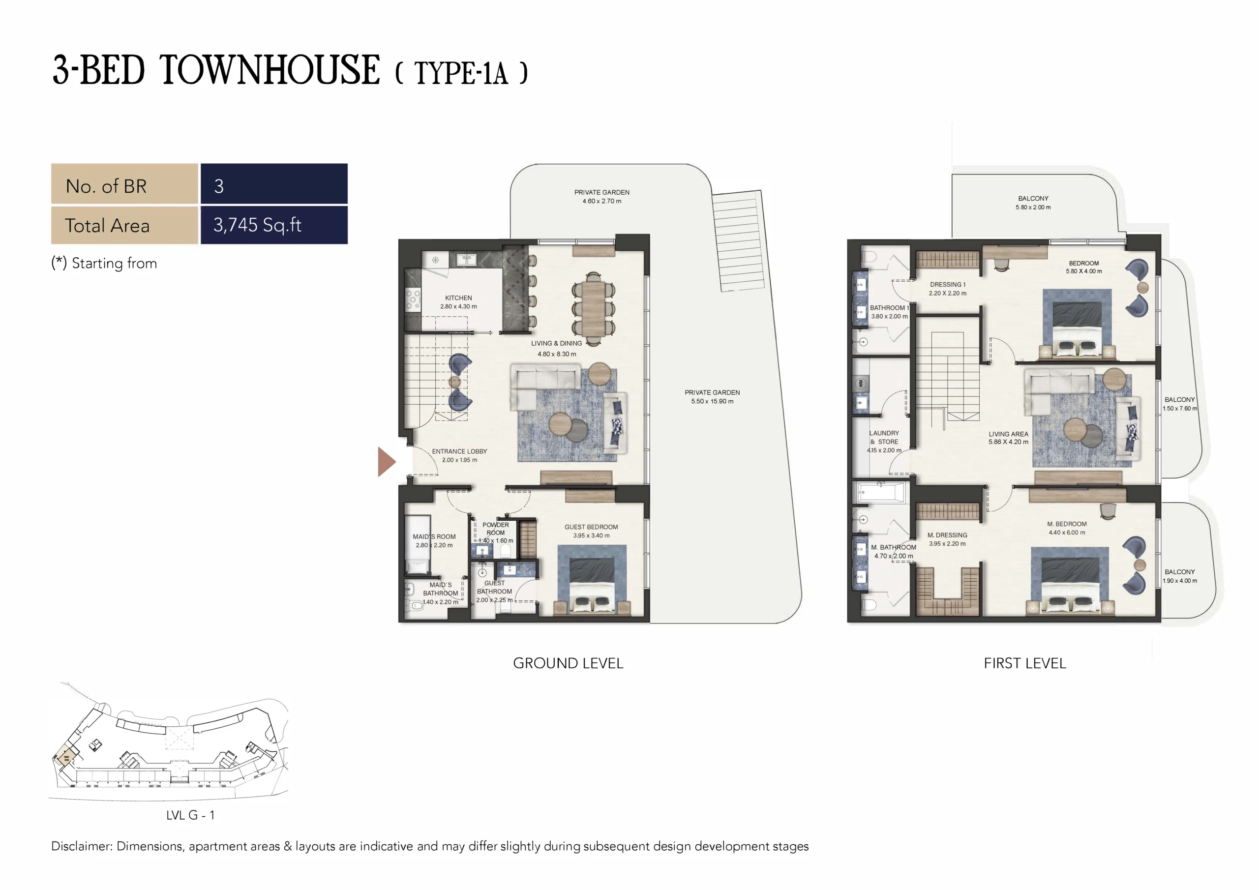 3 Bedroom Townhouse - Image 2
