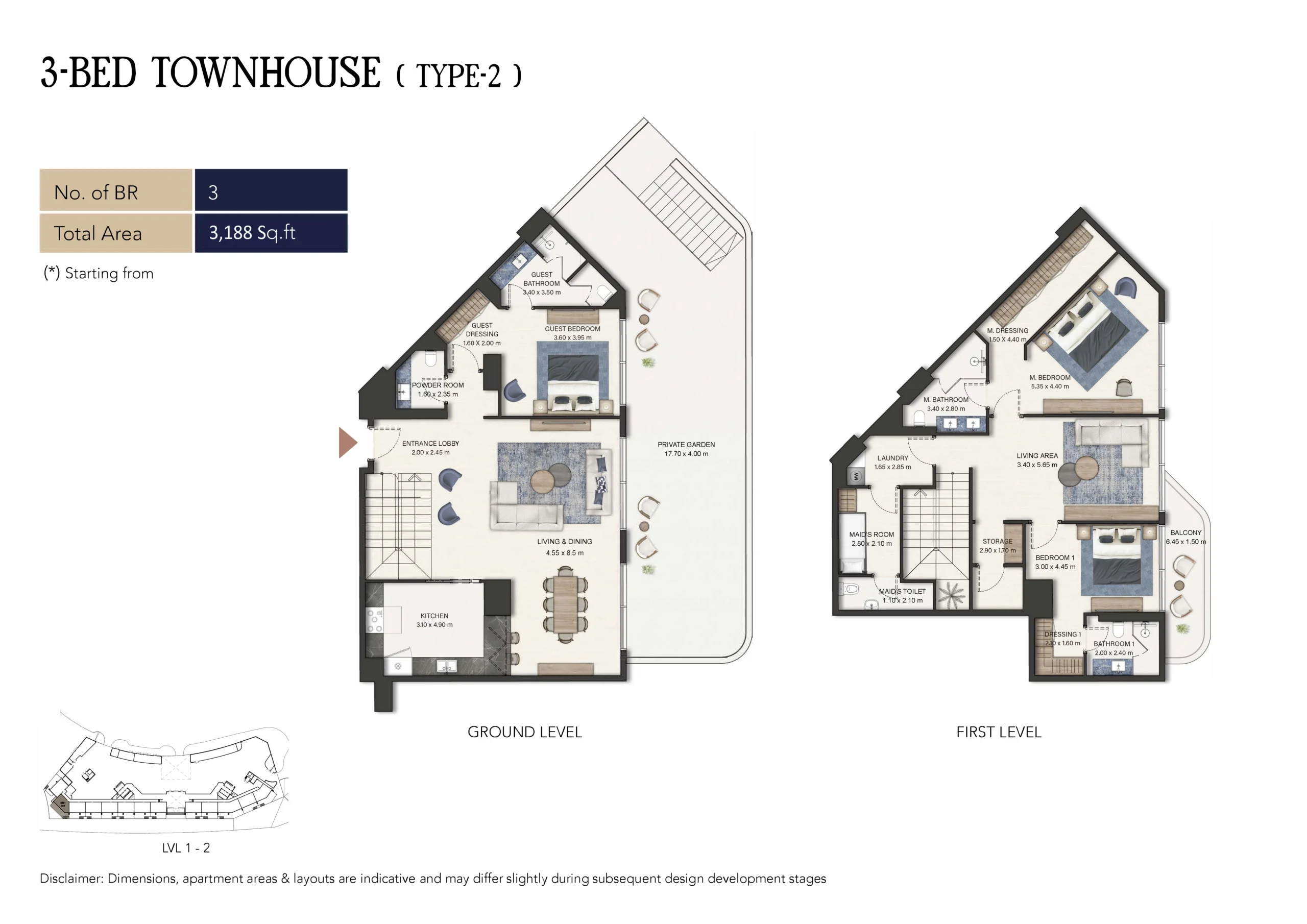 3 Bedroom Townhouse - Image 3