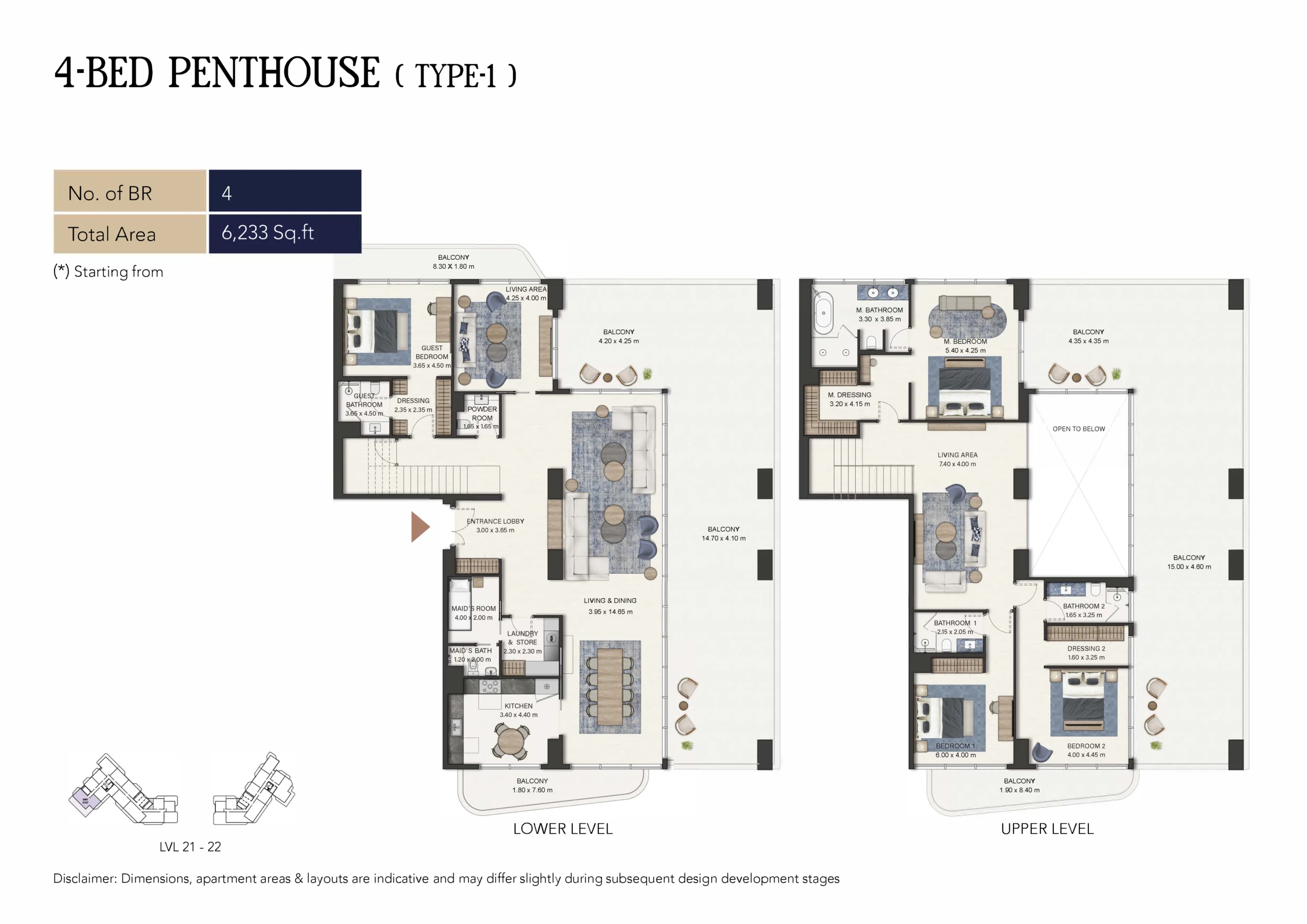 4 Bedroom Penthouse - Image 1