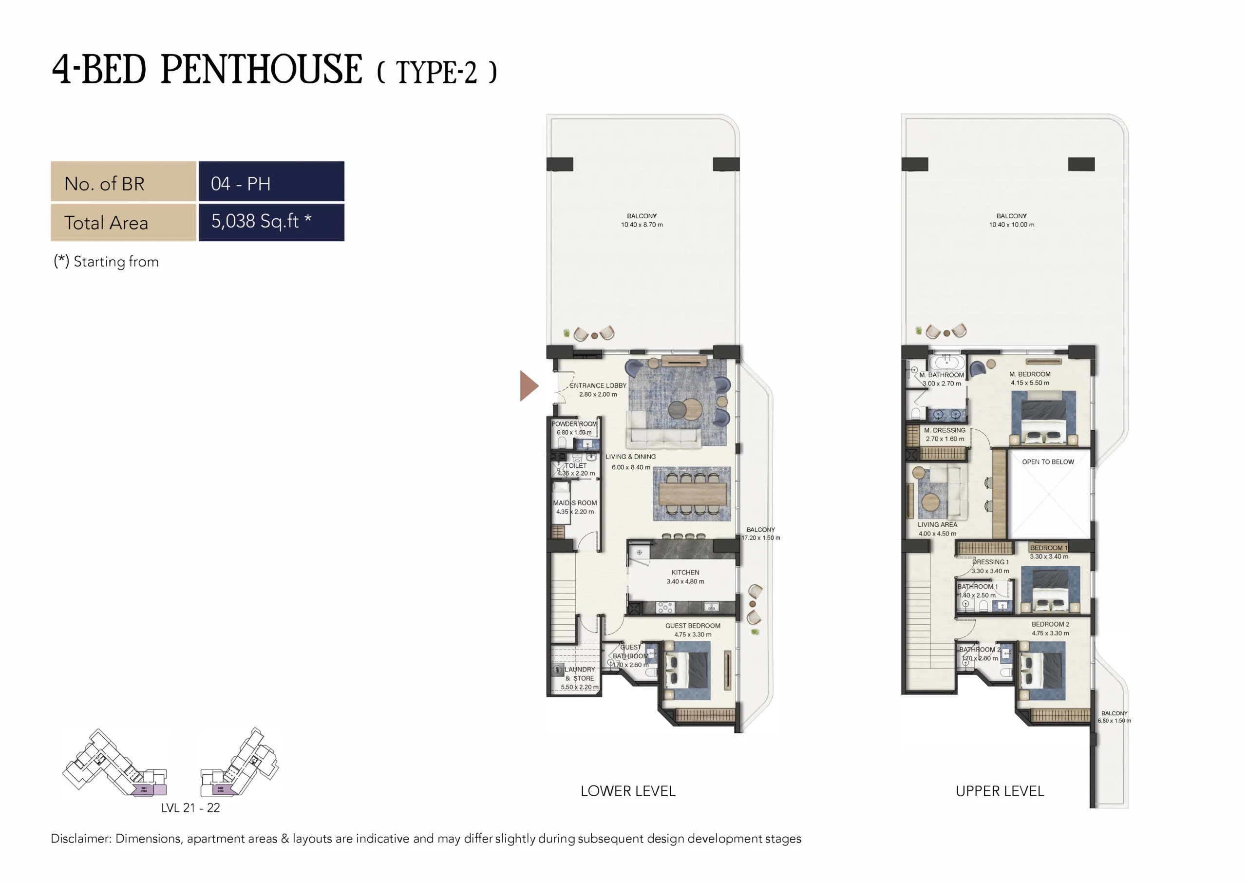 4 Bedroom Penthouse - Image 2