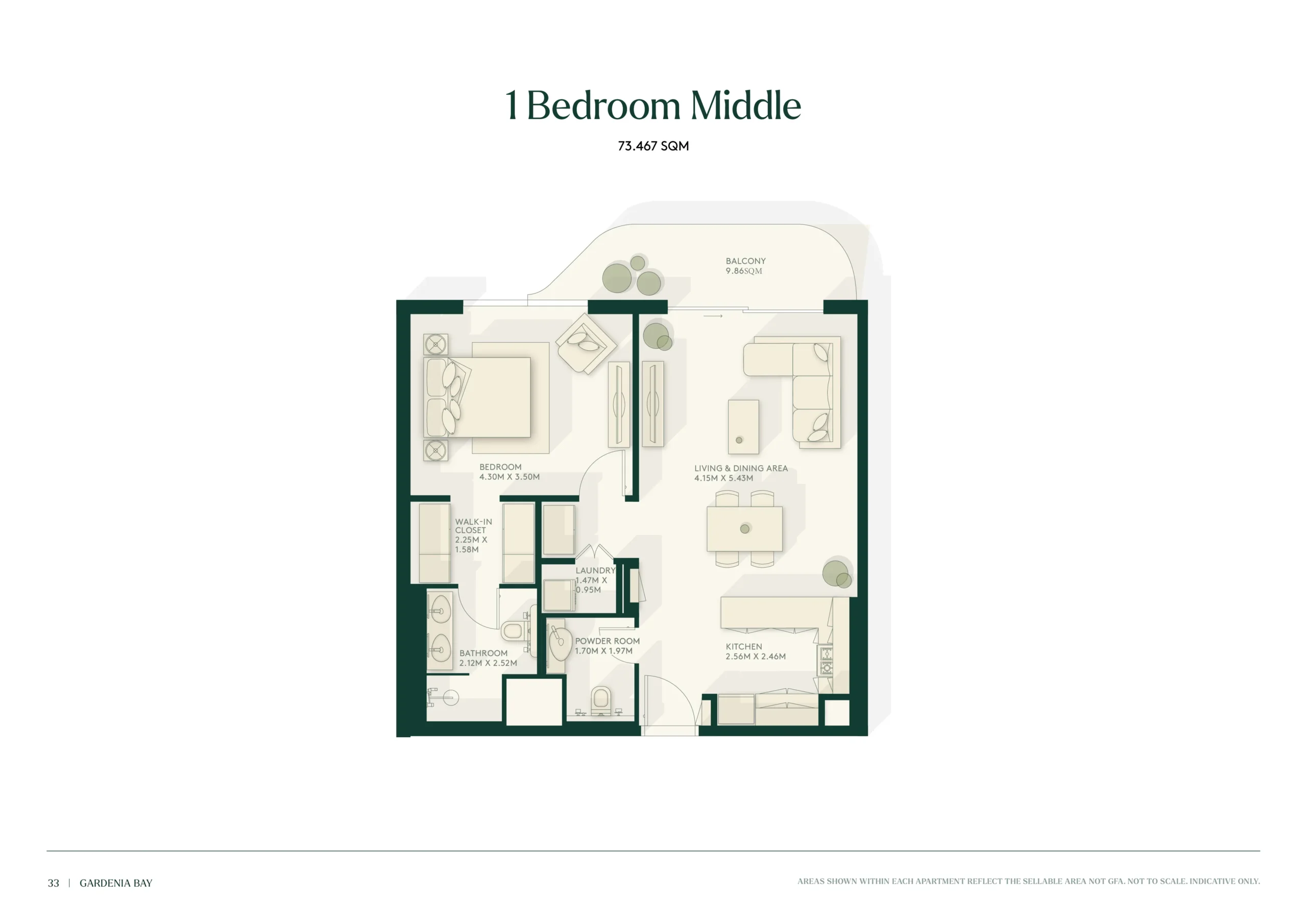 1 Bedroom Apartment - Image 1