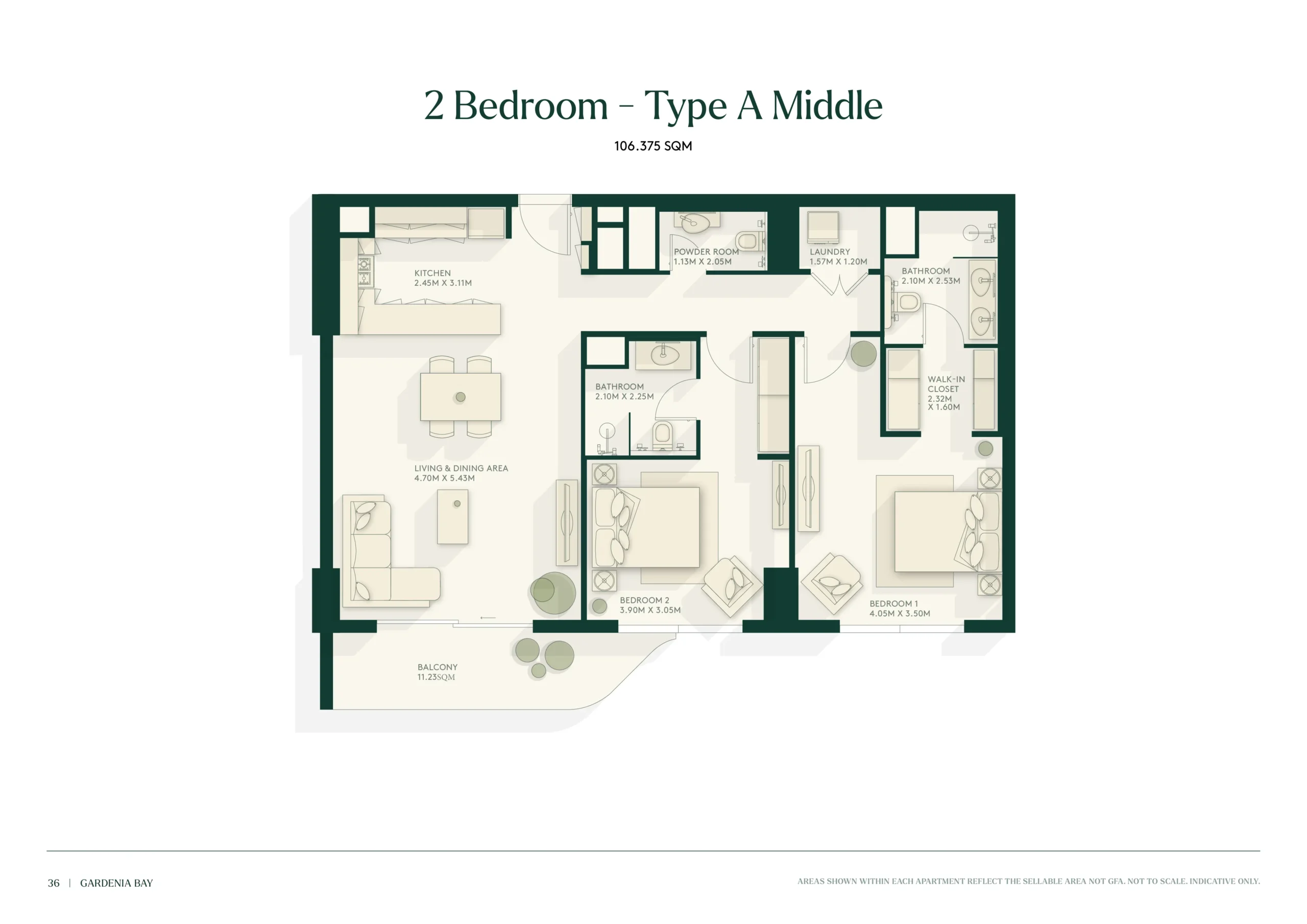 2 Bedroom Apartment - Image 2