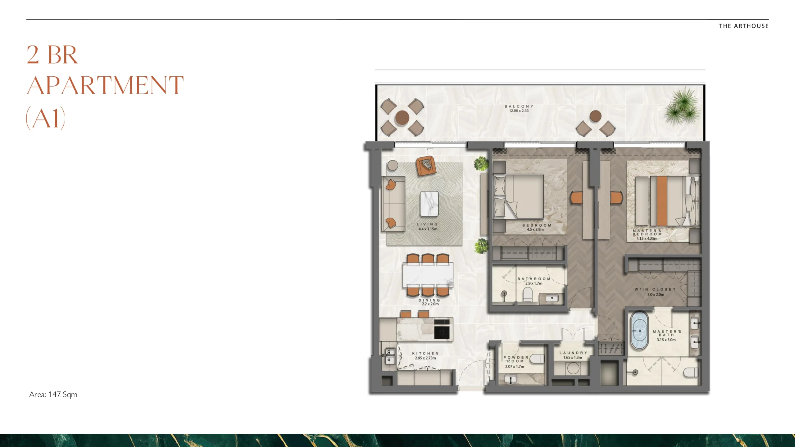 2 Bedroom Plan 1