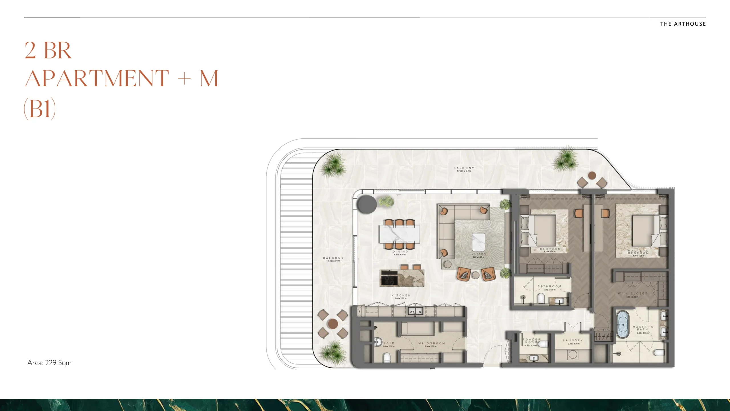 2 Bedroom Plan 3