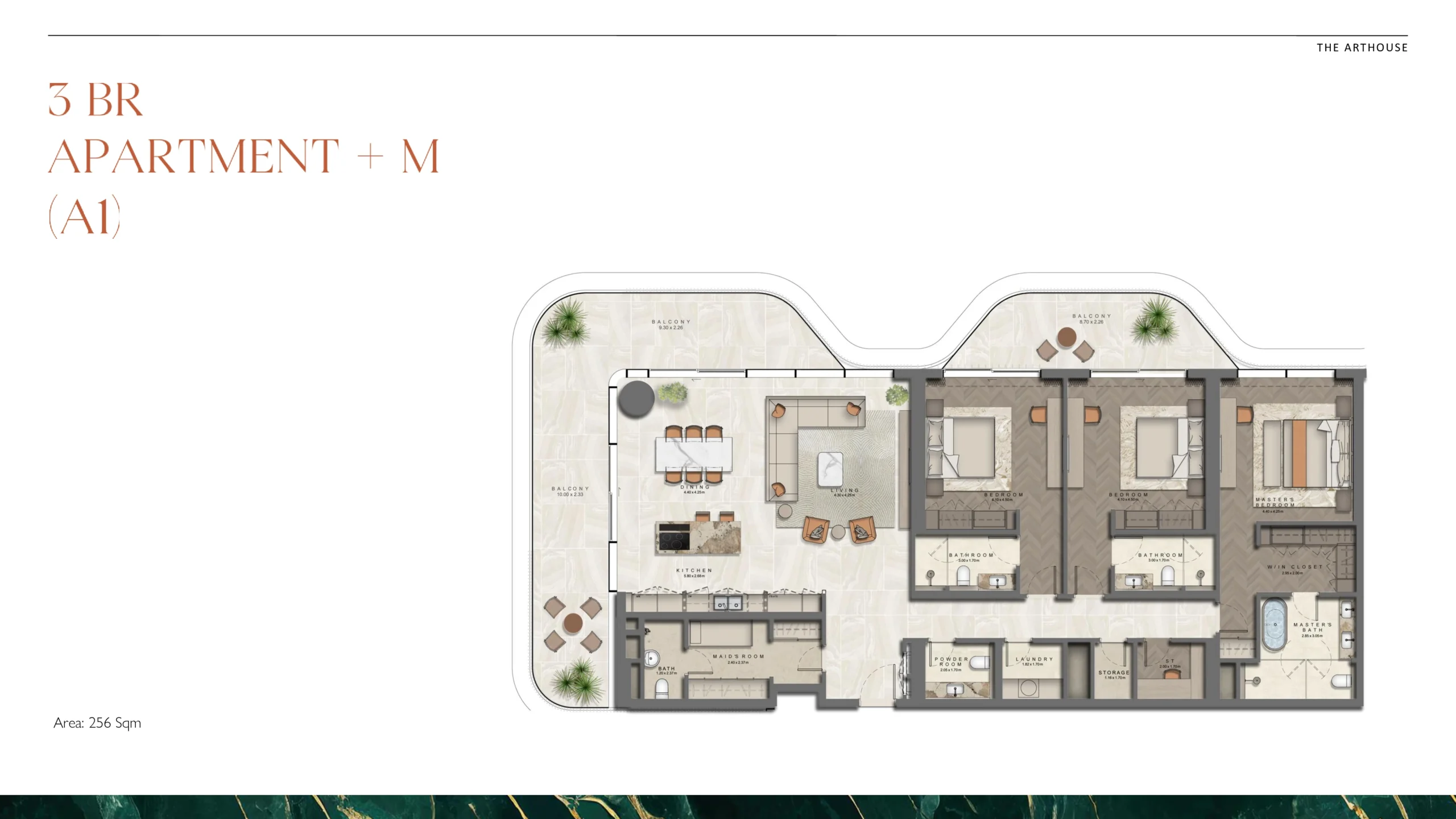 3 Bedroom Plan 1