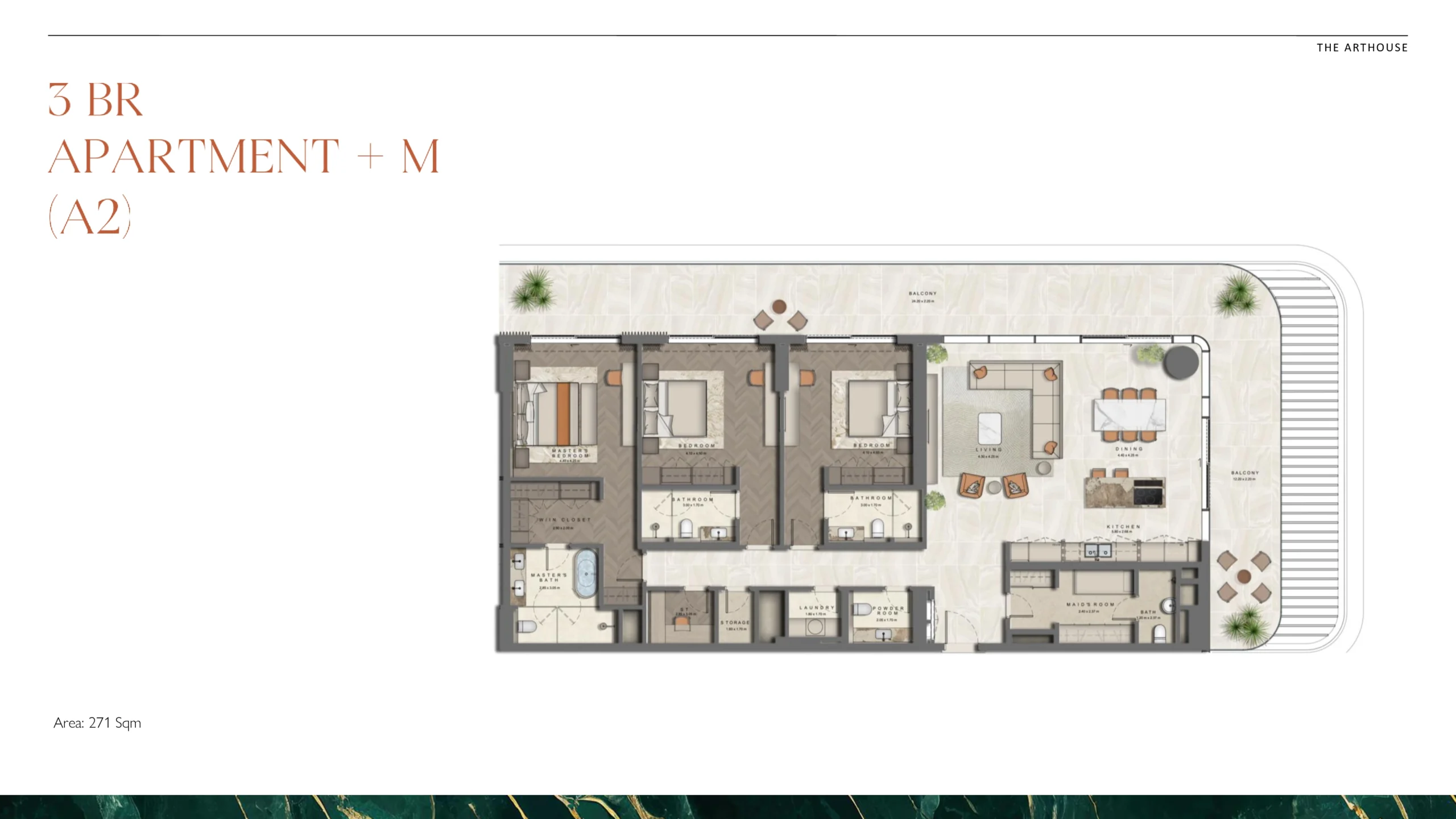 3 Bedroom Plan 2