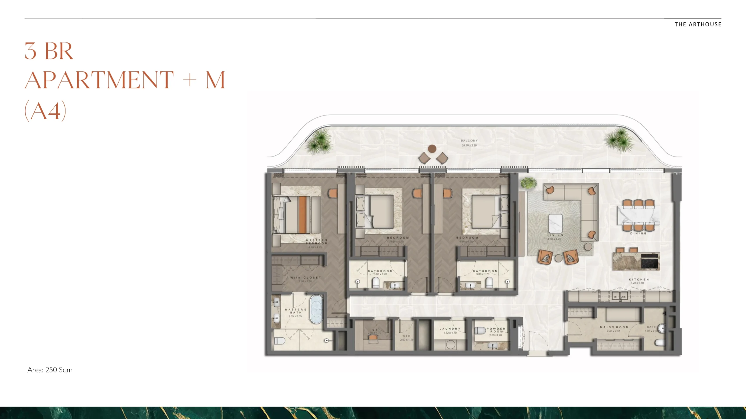 3 Bedroom Plan 4