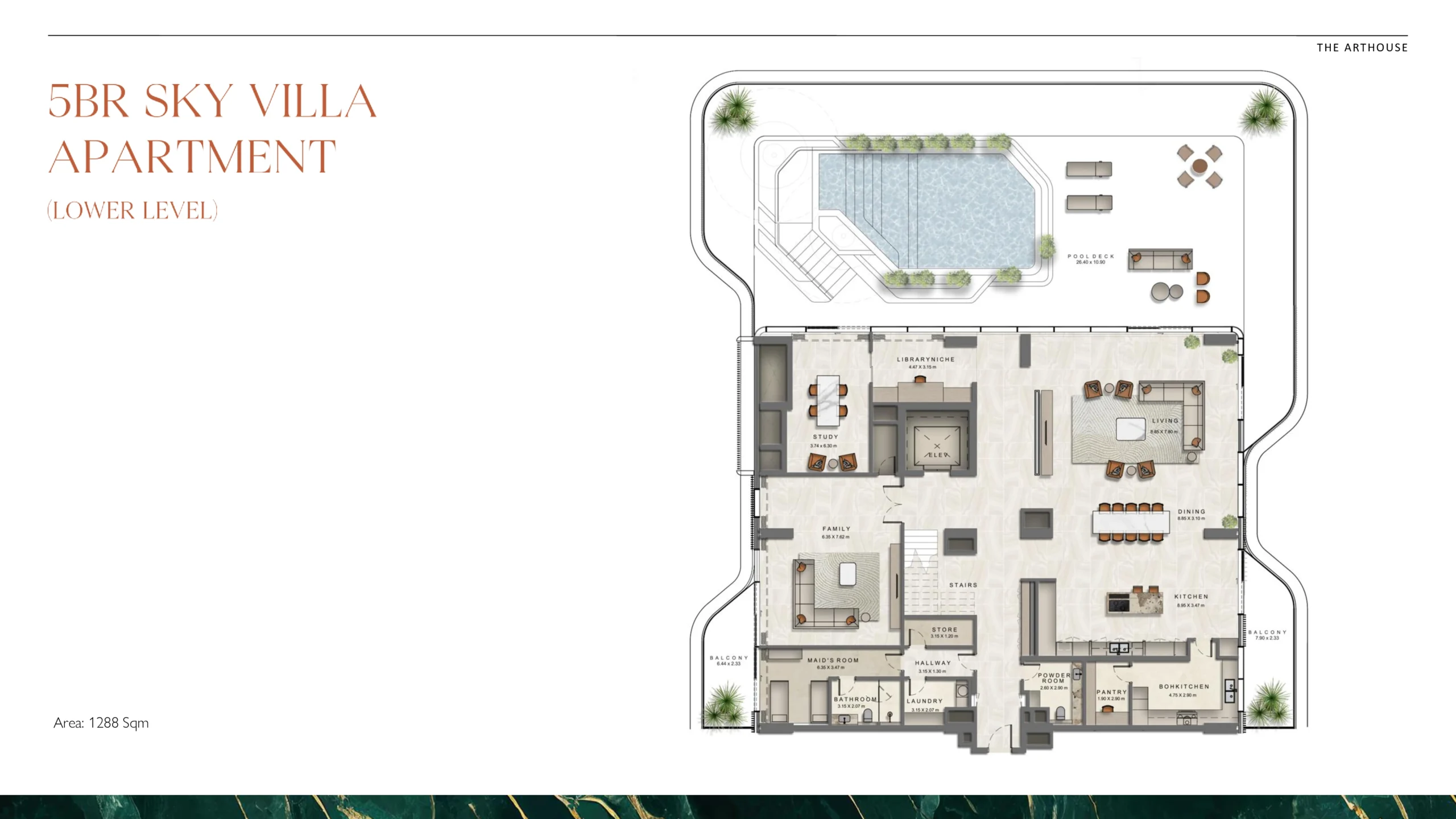 5BR Sky Villa Plan 1