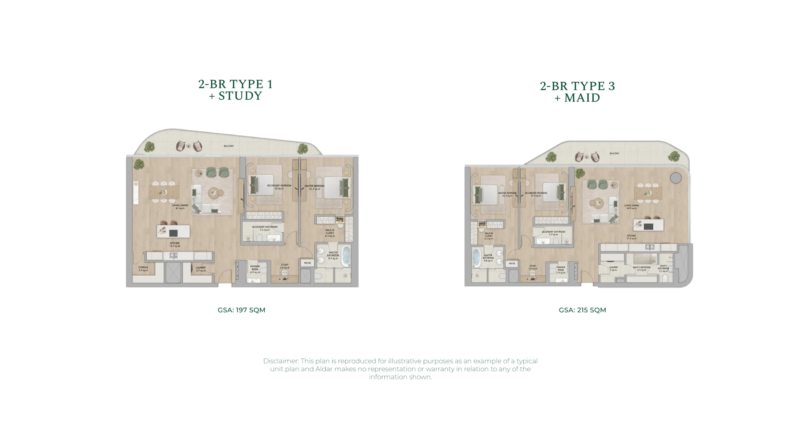 2 Bedroom Plan