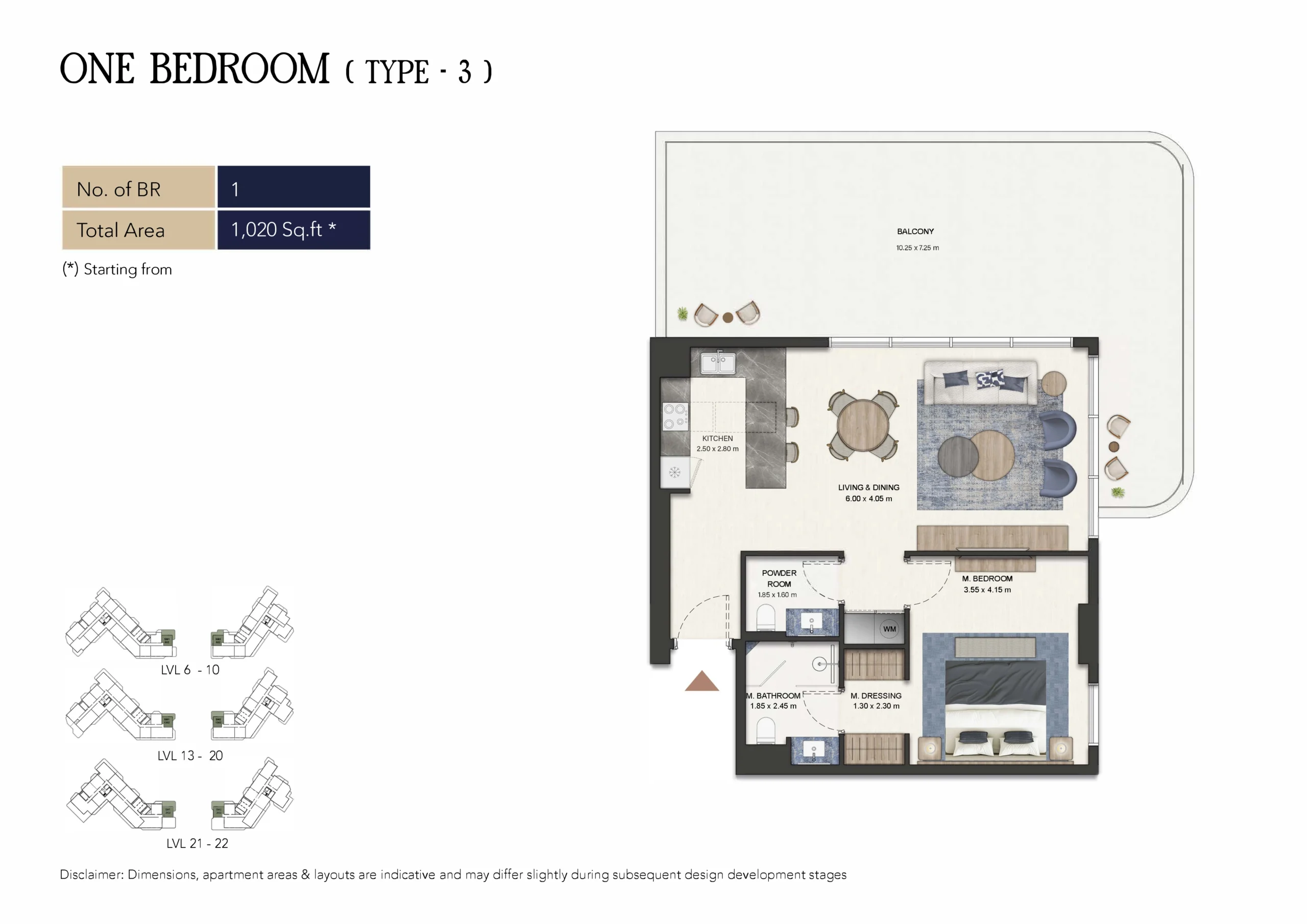 1 Bedroom Apartment - Image 4