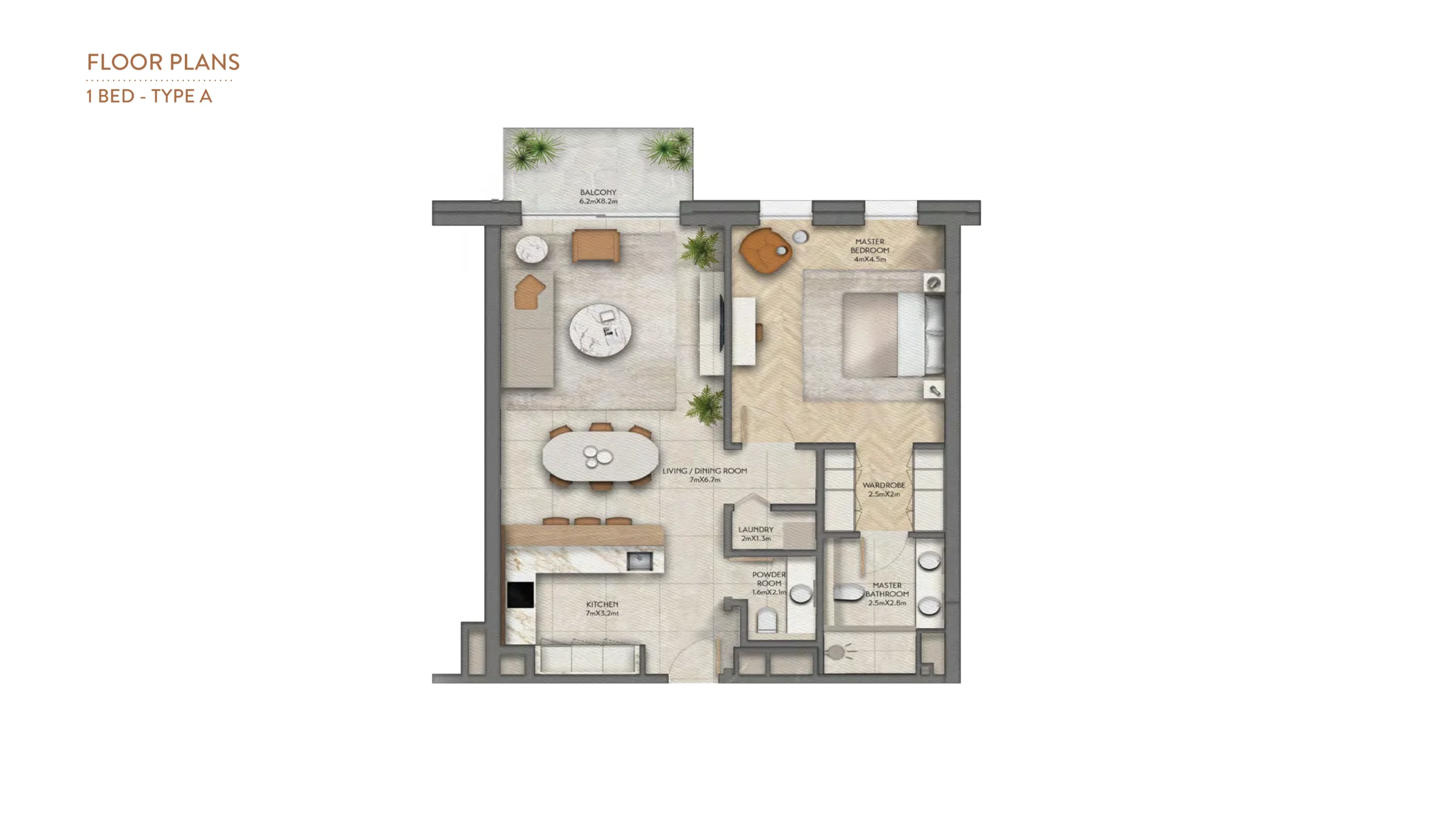 1 Bedroom Plan