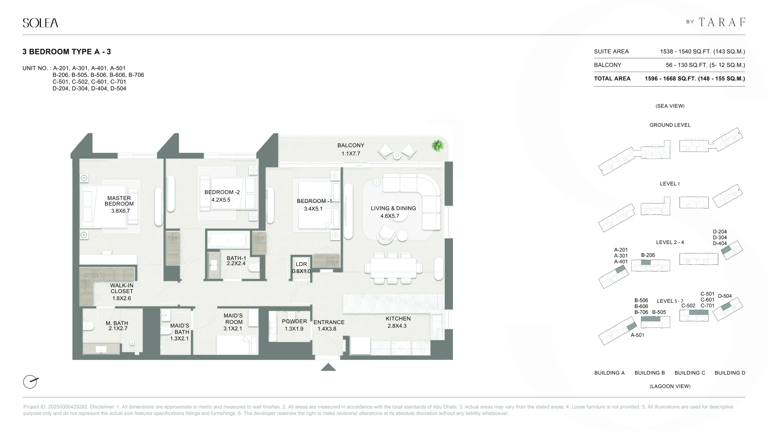 3 Bedroom Apartment - Image 3