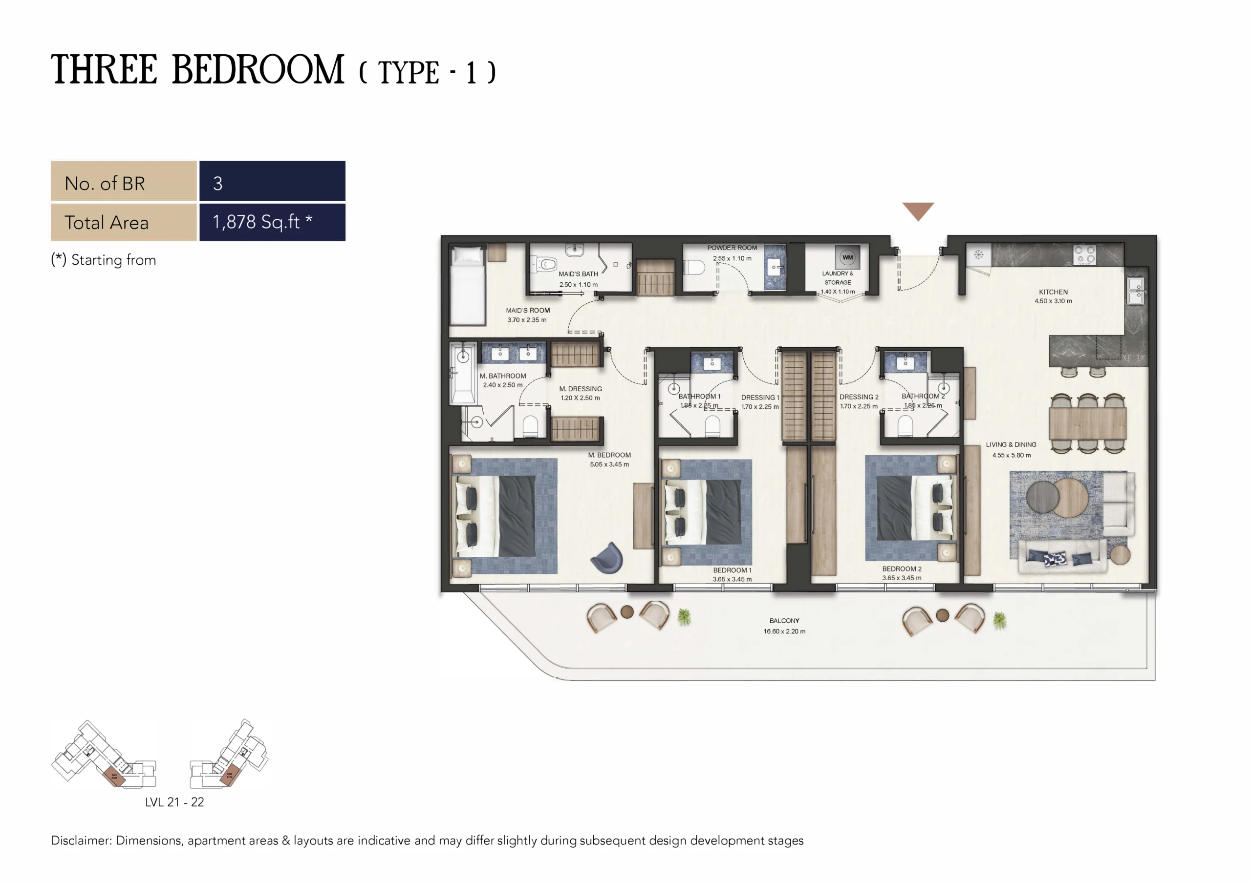 3 Bedroom Apartment - Image 1