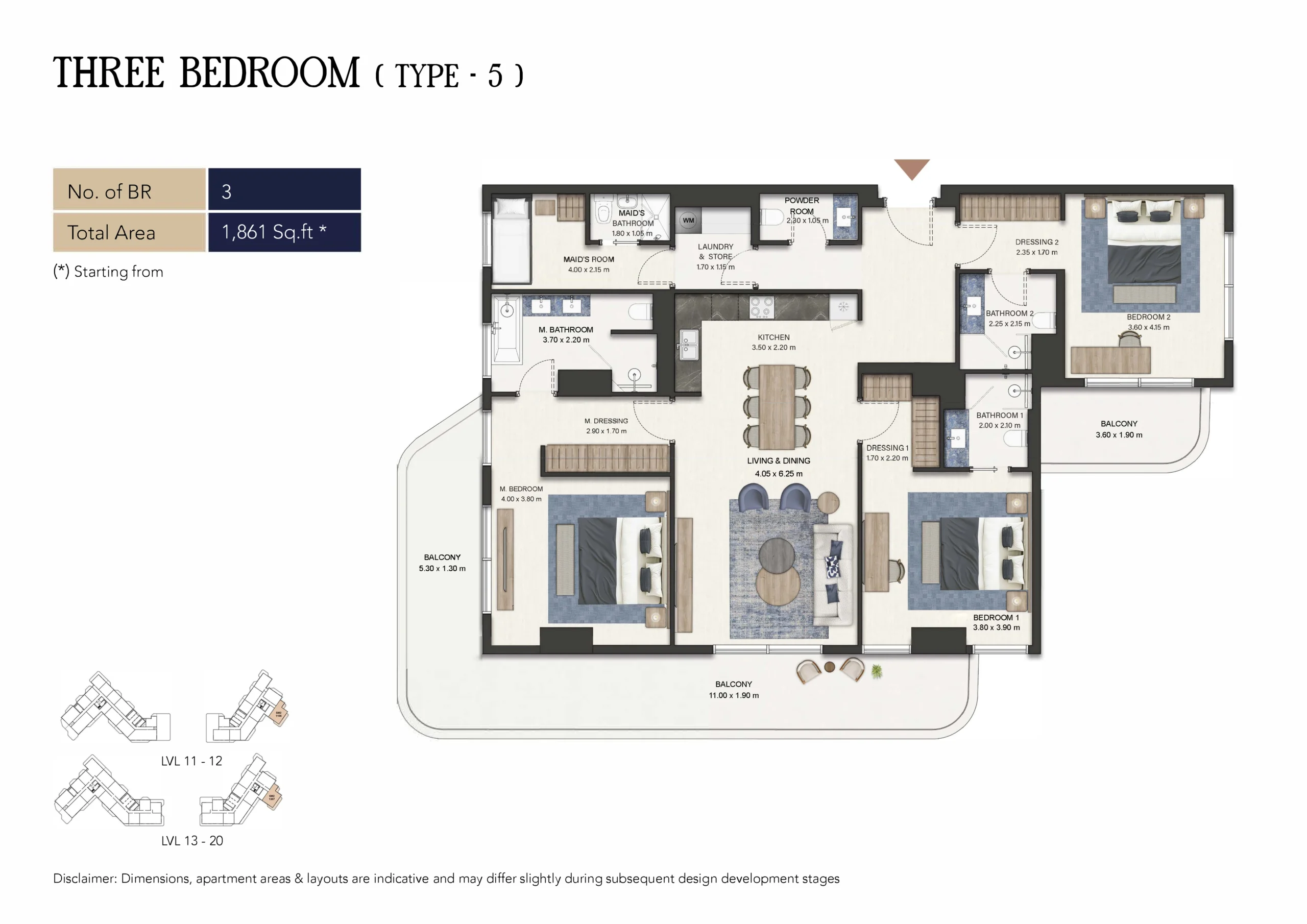 3 Bedroom Apartment - Image 5